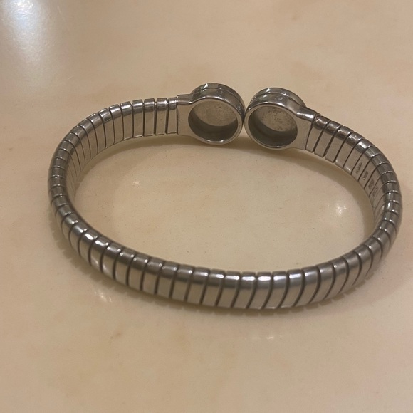 Stainless Steel Onyx bracelet by Bvlgari.original - Picture 3 of 3